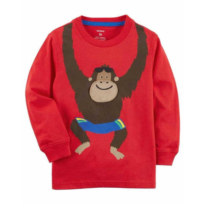 Áo Thu Bé Trai Khỉ Ct