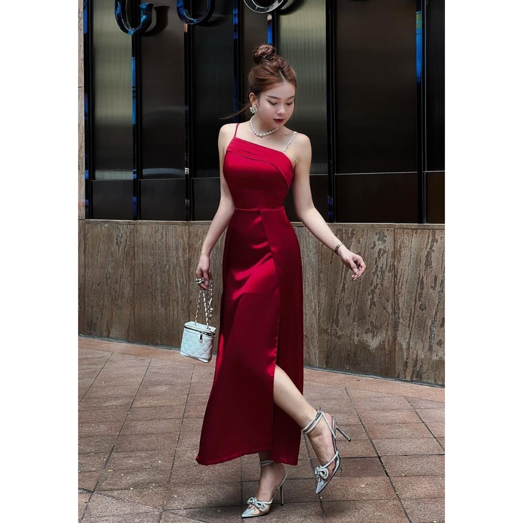 ĐẦM PHI DÂY ĐÁ DÁNG DÀI XẺ TÀ CỰC XINH ĐẸP SANG CHẢNH ĐI CHƠI DỰ TIỆC DẠ HỘI MẪU MỚI CỰC HOT BBB