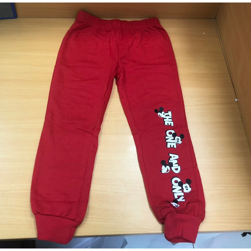 Quần nỉ mic ky đỏ noel tết cho bé