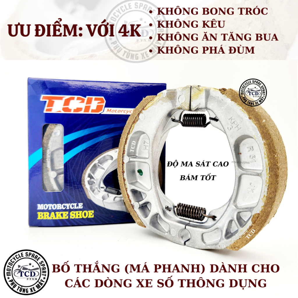 Bố Thắng Wave, Dream, Má Phanh Xe Máy
