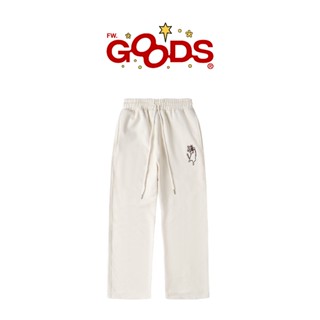 FW.GOODS - Lita Cream Sweatpants - Quần dài ống suông màu kem