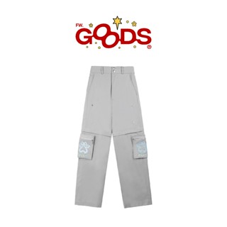 FW.GOODS - Geisha Dow cargo pants - Quần dài 2 túi hộp màu Xám