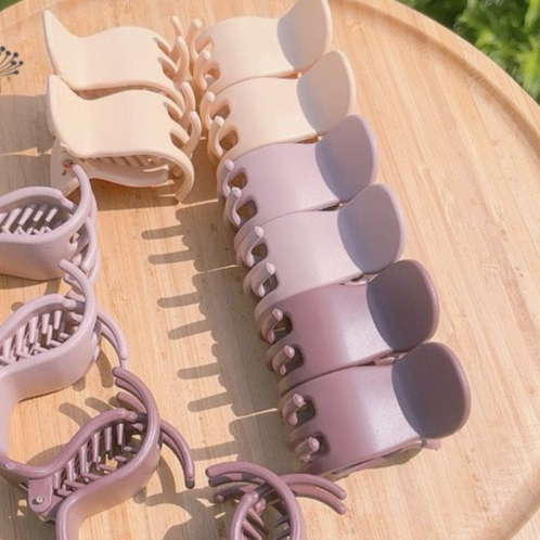 Combo 12 Kẹp Càng Cua Tóc Trơn MIx/