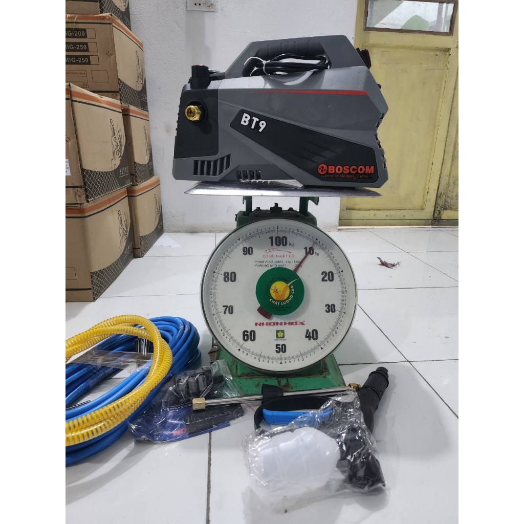 MÁY RỬA XE  ÁP LỰC  CAO  GIA ĐÌNH BT9 CÔNG SUẤT 3000W - HÀNG CHUẨN CÔNG TY BẢO HÀNH 24 THANG