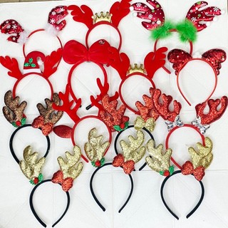 Bờm Cài Tóc Noel Giáng Sinh Nam Nữ Christmas Tuần Lộc Ông Già Người Tuyết