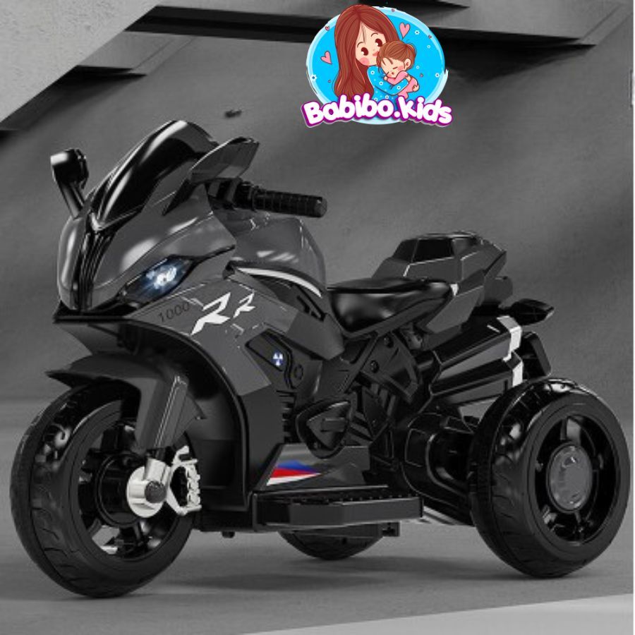 Xe Máy Điện Trẻ Em, Xe máy điện cho bé có chân ga tự lái siêu ngầu- Babibokids