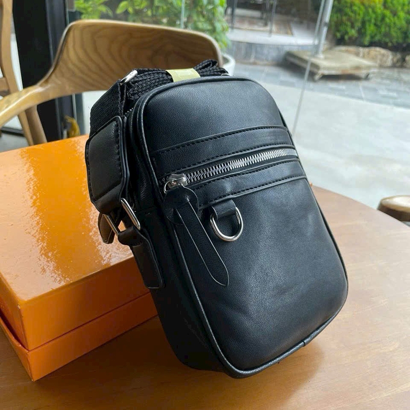 Túi Xách Nam túi xách da bò mini bag - phong cách đơn giản tinh tế. Mã T 11