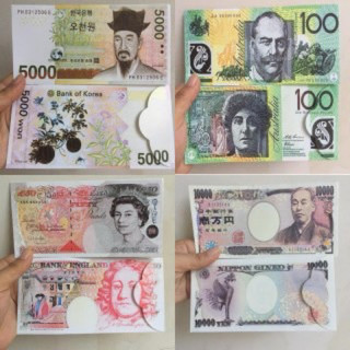Bao lì xì tiền 10 nước