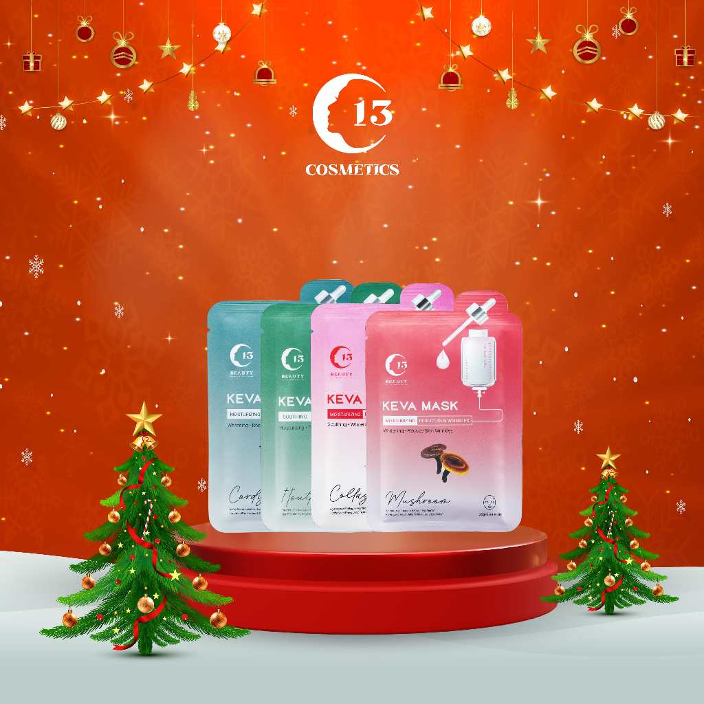 Combo 4 Mặt Nạ Dừa Dạng Thạch Dưỡng Da Cao Cấp - C13 Cosmetics