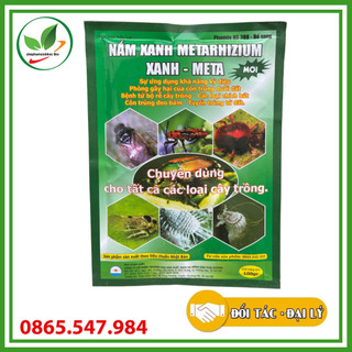 Chế Phẩm Sinh Học Nấm Xanh Metarhizium. Chế phẩm vi sinh sinh học. Gói 100g