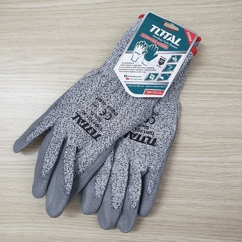 Găng tay cách điện chống cắt Total TSP1701-XL kích thước XL chiều dài 300mm găng tay bảo hộ cơ khí CBQs