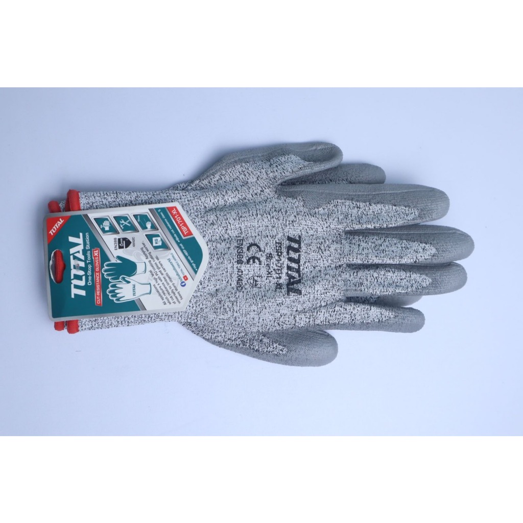 Găng tay cách điện chống cắt Total TSP1701-XL kích thước XL chiều dài 300mm găng tay bảo hộ cơ khí CBQs