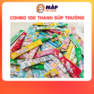 Combo 100 thanh súp thưởng lẻ nhiều loại