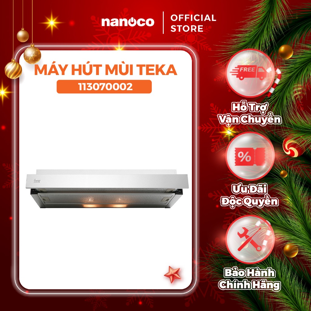Máy hút mùi TEKA TLR2 72 SS, 2 mức công suất, chất liệu thép không gỉ