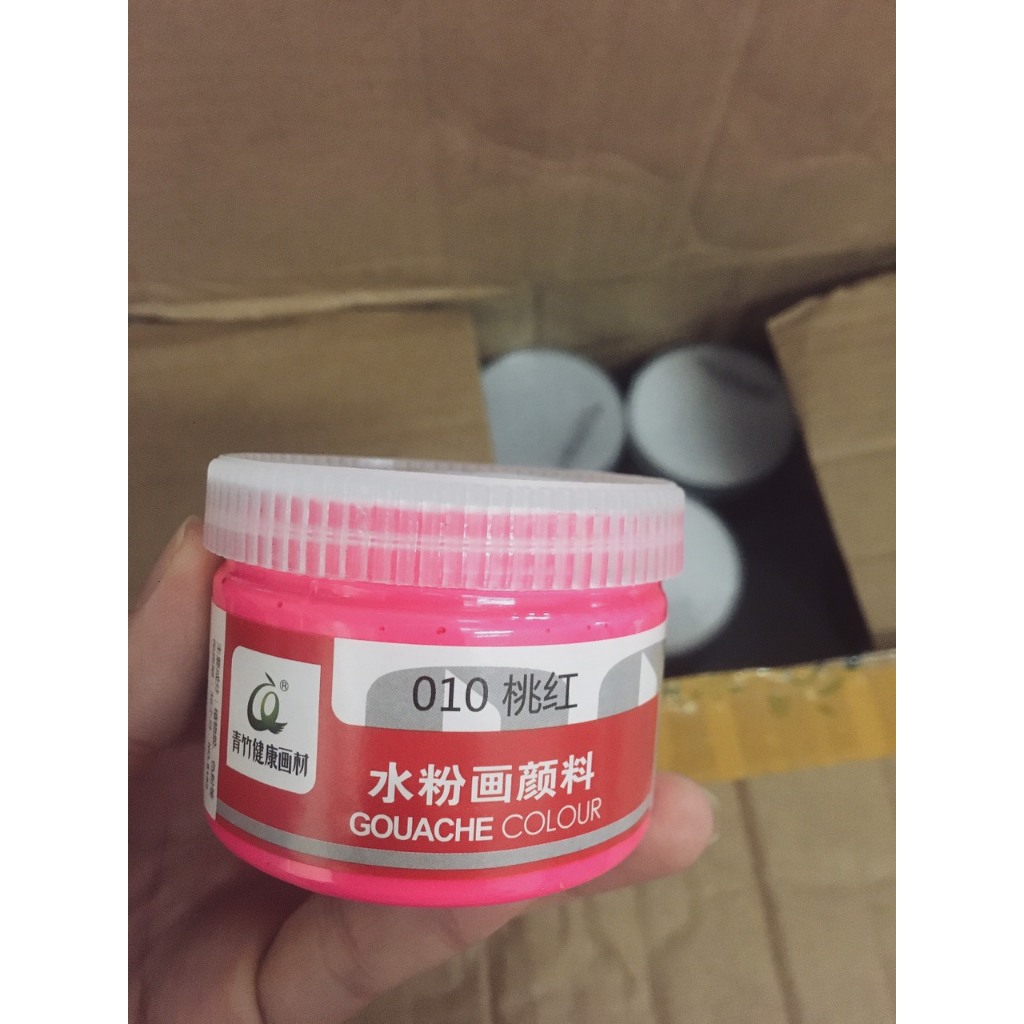 Màu gouache màu tô tượng thạch cao chính hãng CHINJOO, tô màu nước