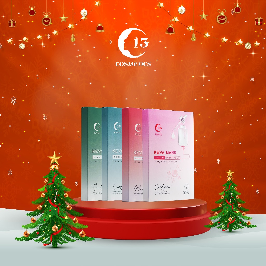 Combo 4 Hộp Mặt Nạ Thạch Dừa Dưỡng Da Cao Cấp C13 Cosmetics Thu Trang