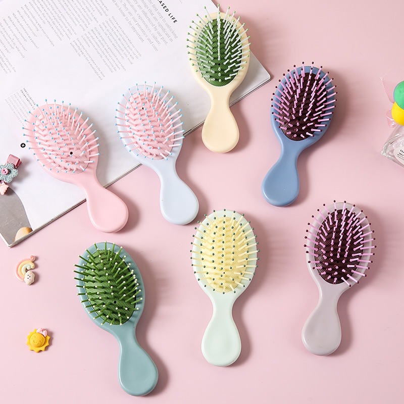 Lược Chải Tóc Mini Thiết Kế Đệm Khí Dễ Thương Tiện Dụng
