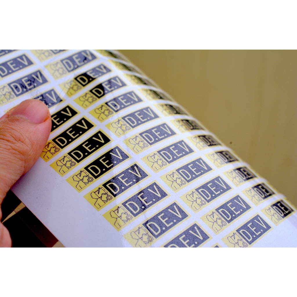 Nhãn tên đánh dấu cá nhân Personal Mark học sinh dán đồ dùng học tập, logo thương hiệu riêng thiết kế theo yêu cầu