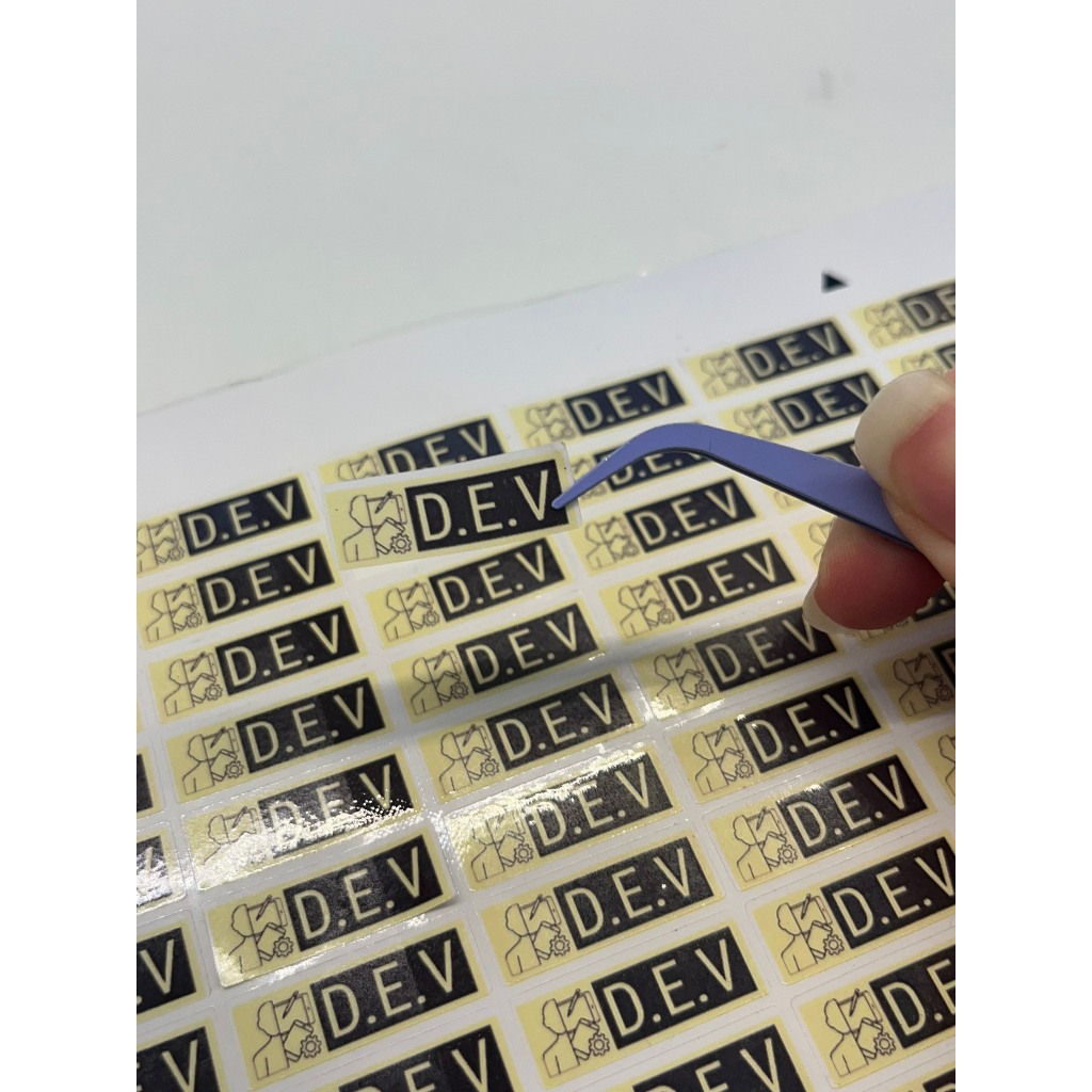 Nhãn tên đánh dấu cá nhân Personal Mark học sinh dán đồ dùng học tập, logo thương hiệu riêng thiết kế theo yêu cầu