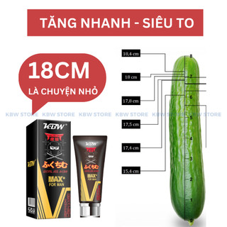 Kem KBW MAX+ CAO CẤP tăng kích thước, to dài cậu bé nhanh chóng ngay lập tức chỉ sau 1 liệu trình khổng lồ nhanh chóng