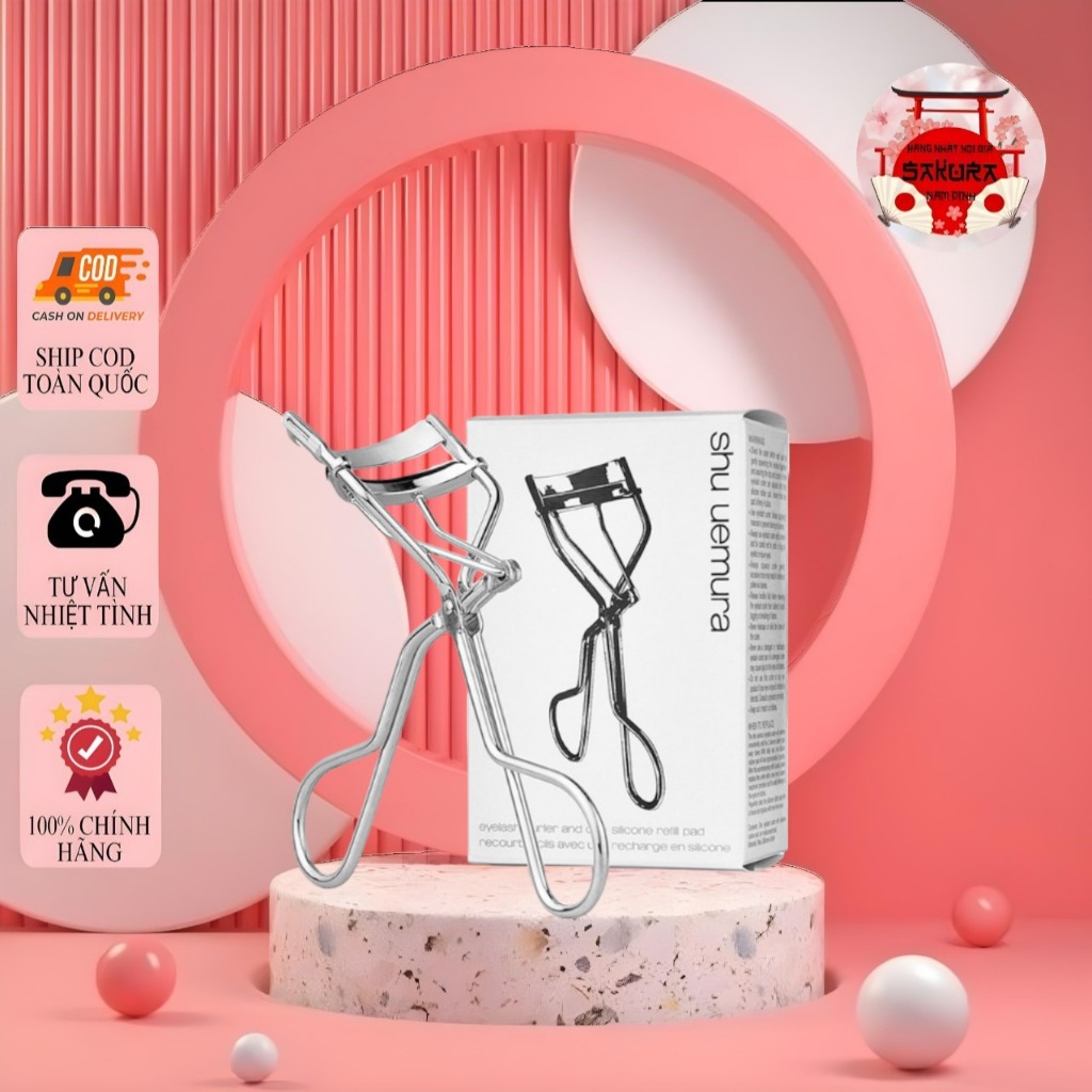 Kẹp Bấm Mi Shu Uemura Eyelash Curler Thiết Kế Hiện Đại, Nhỏ Gọn, Dễ Dàng Thao Tác Bấm Mi Cong Vút