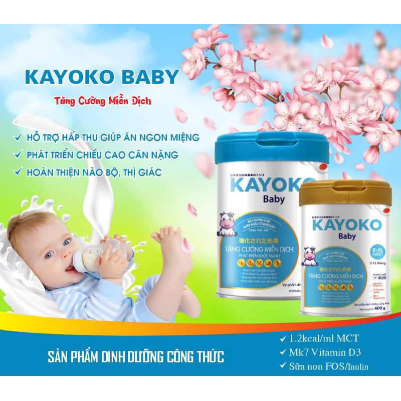 [Sản phẩm Chính Hãng] Sữa Nhật Kayoko Baby 900G - Tinh Hoa Dưỡng Chất Nhật Bản