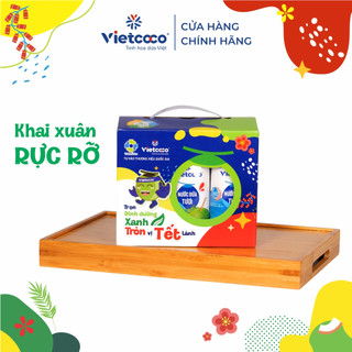 [Tết 2023. Combo 12 Khai Xuân Rực Rỡ] Combo nước dừa Vietcoco UHT 330ml + Snack dừa Vietcoco 45g