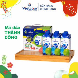 [Tết 2024. Combo 09 Mã Đáo Thành Công] Combo 6 hộp nước dừa Vietcoco UHT Vietcoco 330ML