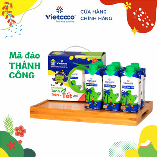 [Tết 2024. Combo 09 Mã Đáo Thành Công] Combo 6 hộp nước dừa Vietcoco UHT Vietcoco 330ML
