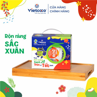 [Tết 2024. Combo 11 Rộn Ràng Sắc Xuân] Combo sữa dừa Vietcoco UHT 330ML + Snack dừa Vietcoco 45g