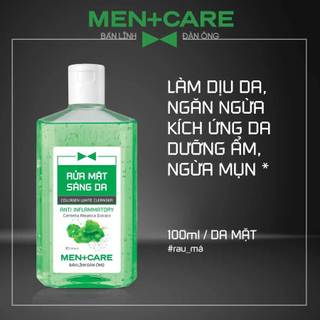 Gel rửa mặt collagen sáng da rau má 100ml langce cho nam
