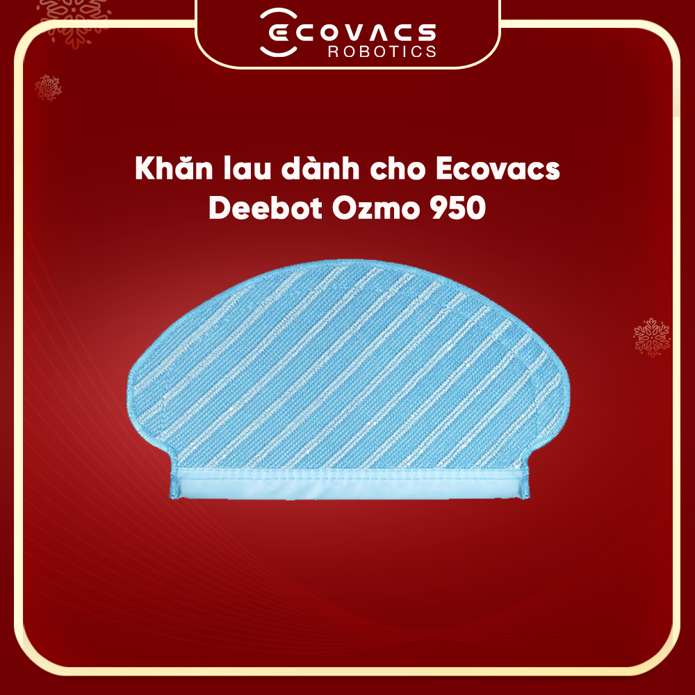 Khăn lau robot Ecovacs deebot ozmo 920/950/T5 hero/T5 neo( 1 cái )_Hàng chính hãng