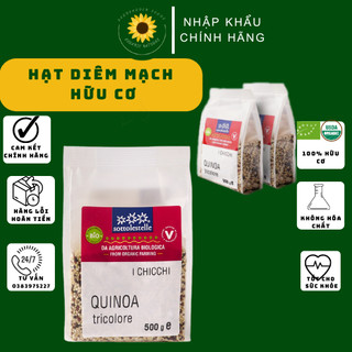 Hạt diêm mạch Quinoa hữu cơ 3 màu Sottolestelle