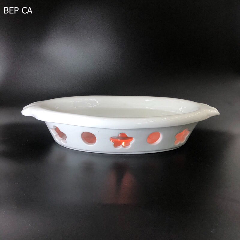 Bát bếp hâm nóng thức ăn, bếp cồn gốm sứ Bát Tràng cao cấp, bếp cá gốm sứ men trắng, bếp nến bếp cồn