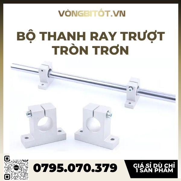 Bộ Thanh Trượt Tròn Trục 16mm