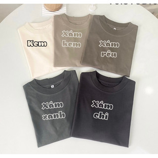 Áo thun nữ baby tee, áo thun trơn cotton 100% basic tee