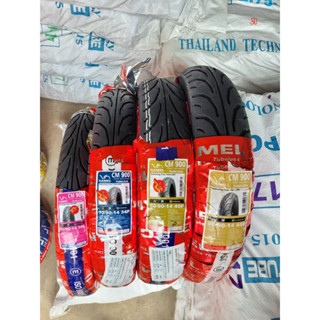 Vỏ lốp không ruột size 14 Camel cho xe Ab,Varo,clik trước và sau gai Dunlop .