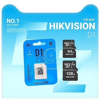 Thẻ Nhớ Hikvision 32Gb-128Gb 92MB/s Class 10 Chuyên dùng camera, máy ảnh, ... - Bảo hành 7 năm
