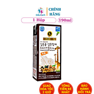 Sữa hạt óc chó hạnh nhân golden health 190ml - sữa hạt hàn quốc