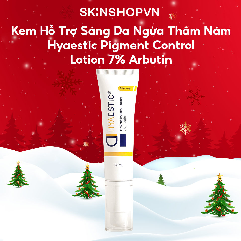 Kem hỗ trợ sáng da ngừa thâm nám Hyaestic Pigment Control Lotion 7% Arbutin (30ml)