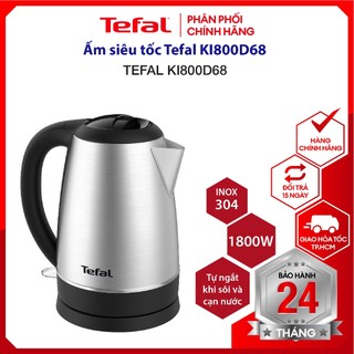 Ấm siêu tốc tefal ki800d68 1.7 lít - hàng chính hãng, bảo hành 24 tháng