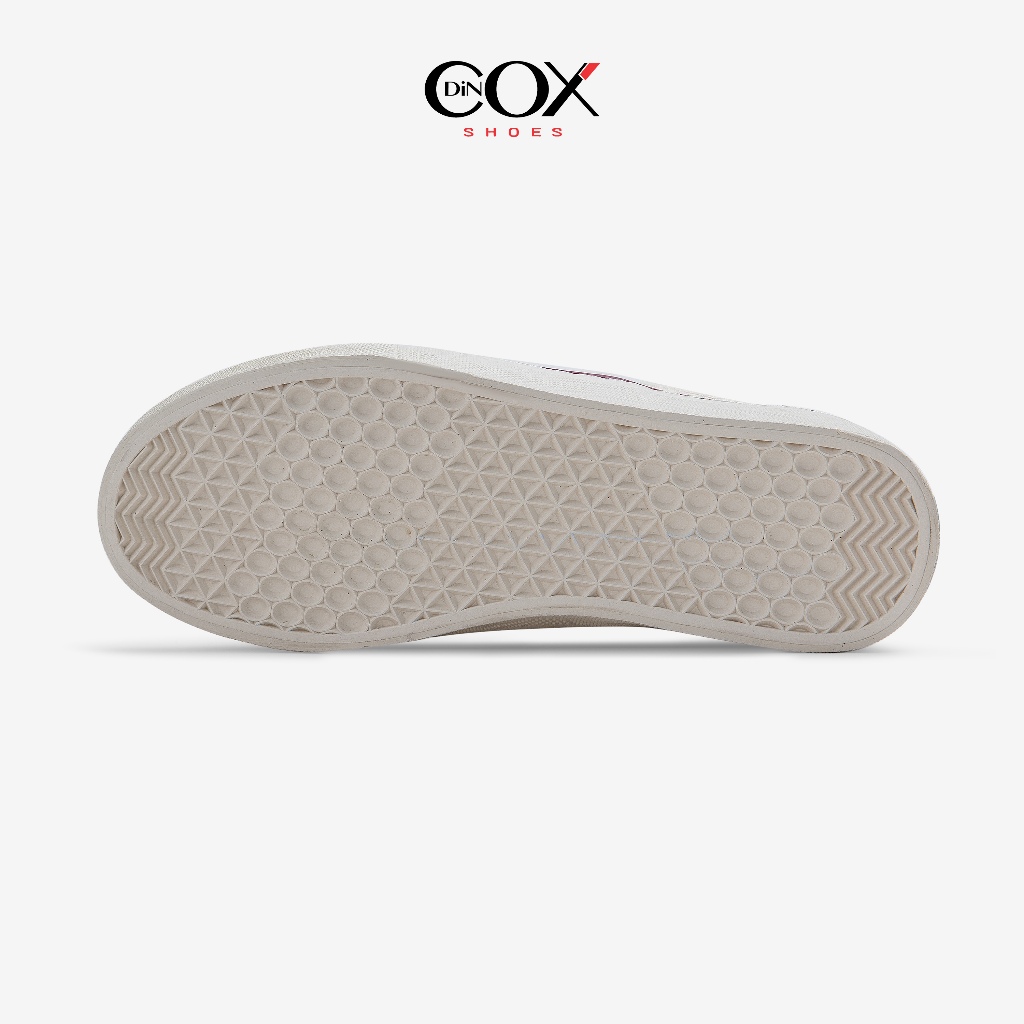 Giày Sneaker Nam Nữ Vải Canvas C40 Trắng Kem Dincox