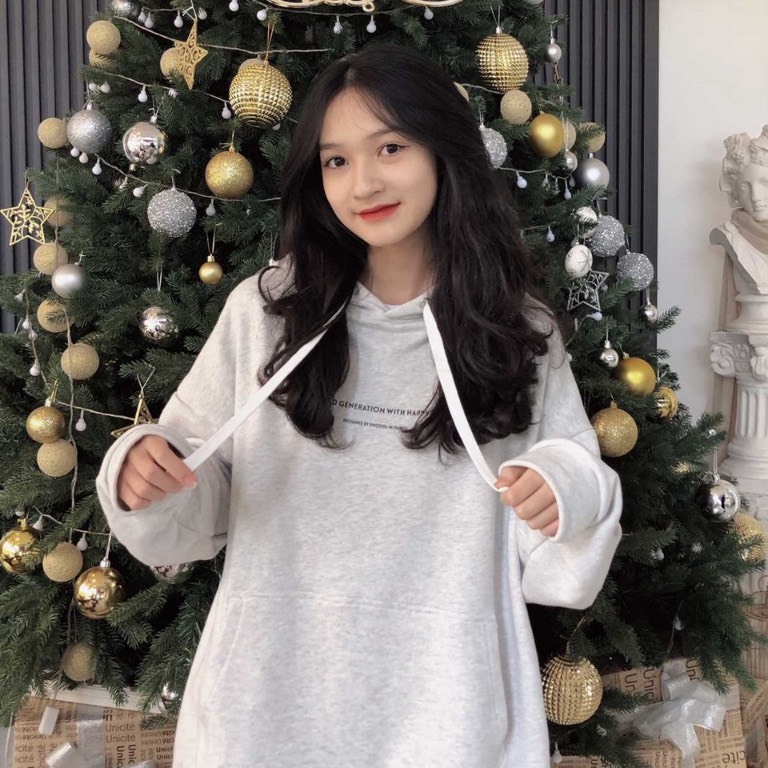 Áo Hoodie Nỉ Bông  cây thông  Form Rộng Nam Nữ Cao Cấp