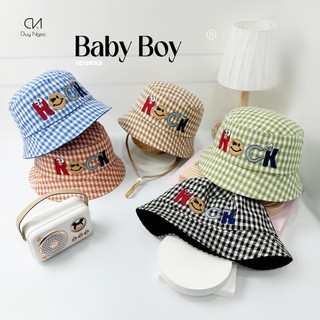 (Size 50) Nón Vành Bé Trai Caro Rock Cao Cấp Duy Ngọc  Dành Cho Bé Từ 2 Đến 4 Tuổi, nón chuẩn form cho trẻ đội (9288)