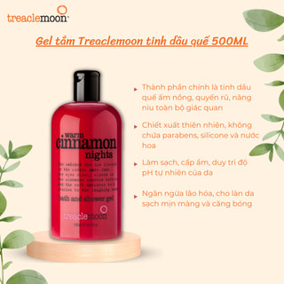 Gel tắm Treaclemoon tinh dầu quế 500ML