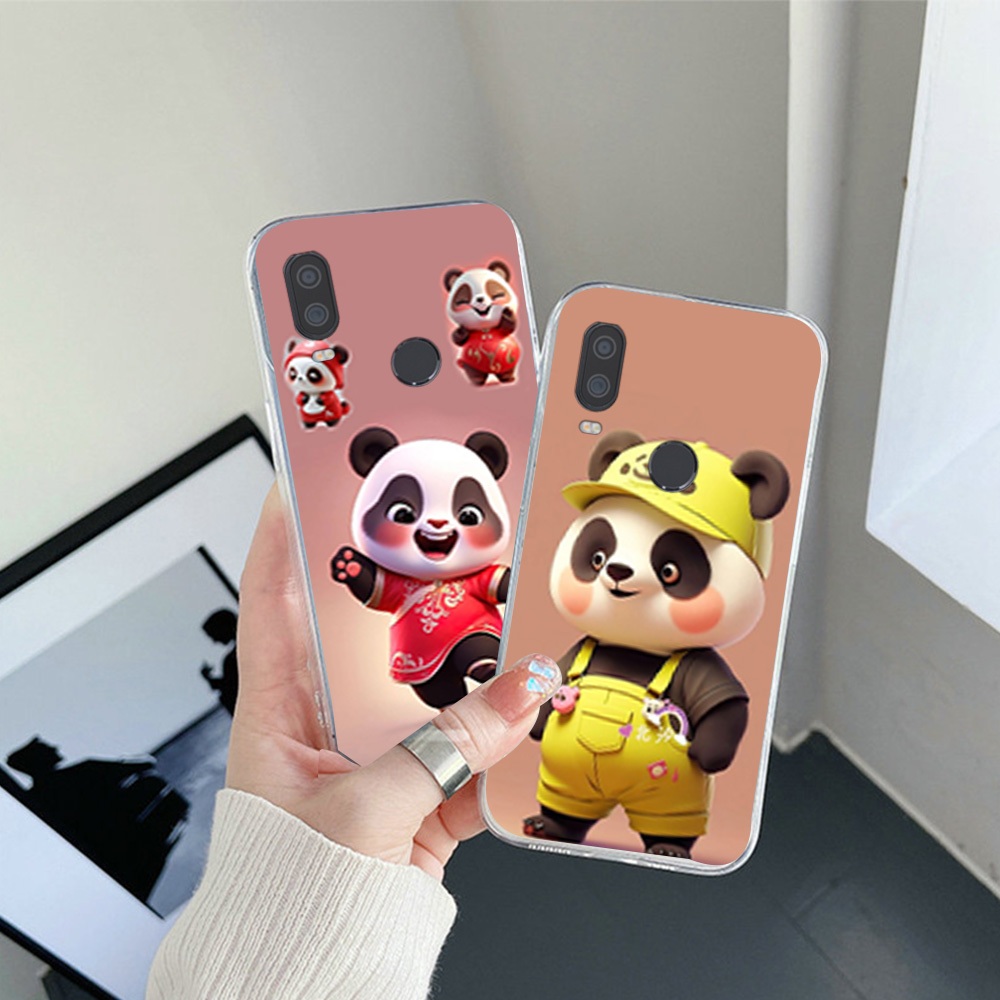 Ốp lưng vsmart Active 1 / vsmart Active 1 Plus / vsmart Active 1+ in hình gấu trúc cute