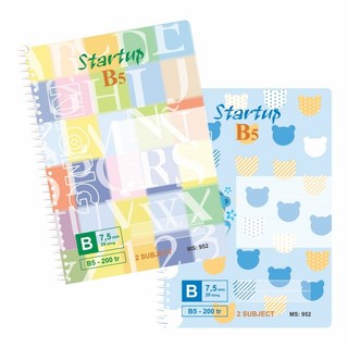 Sổ kẻ ngang lò xo đơn b5 200 trang 70/76; klong 952