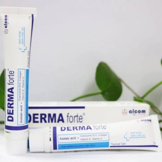 Gel thoa thâm mụn Derma Forte, Sáng trắng mịn da ngừa thâm.
