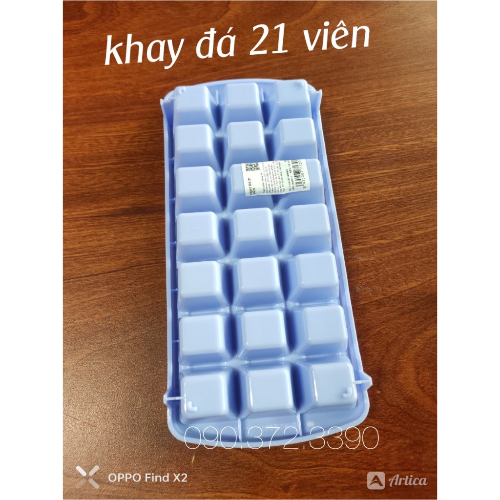 Khay đá nhựa, khay làm rau câu nhựa PP nhiều mẫu