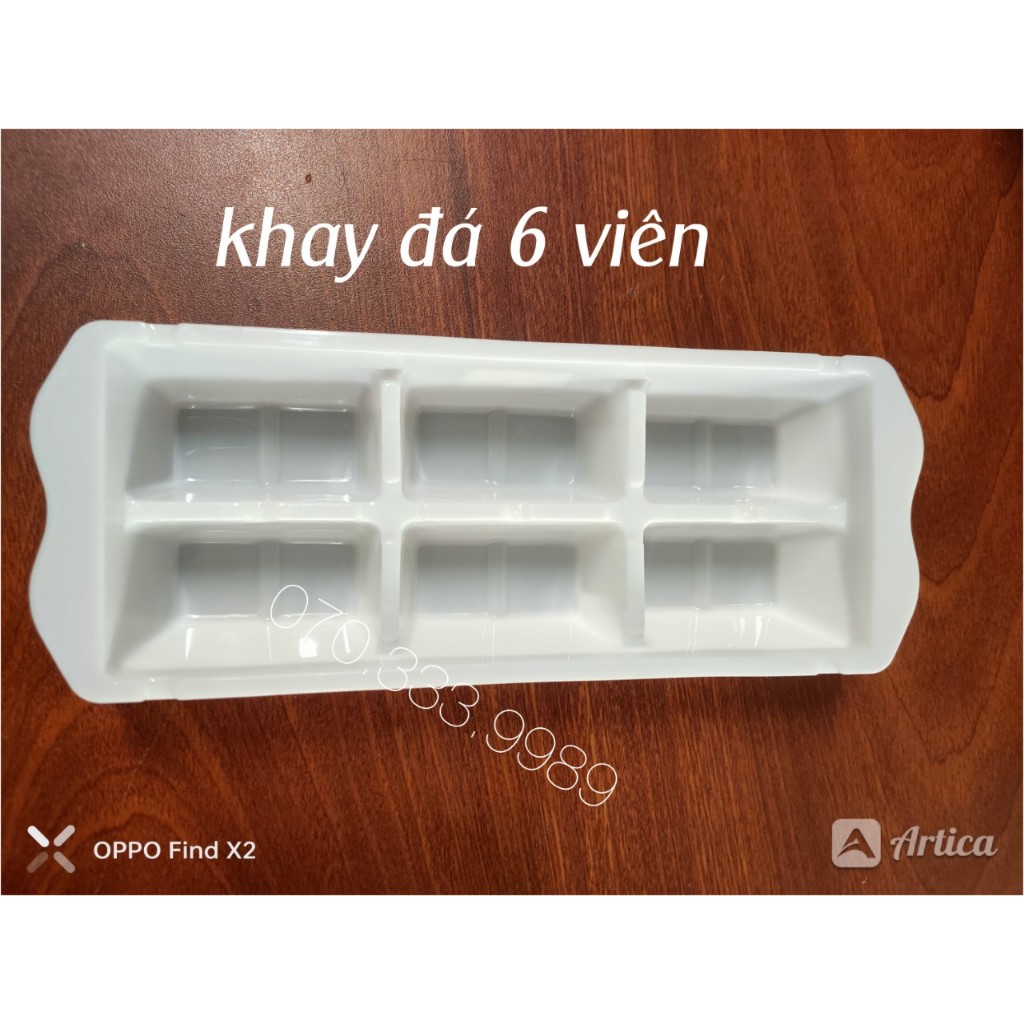 Khay đá nhựa, khay làm rau câu nhựa PP nhiều mẫu